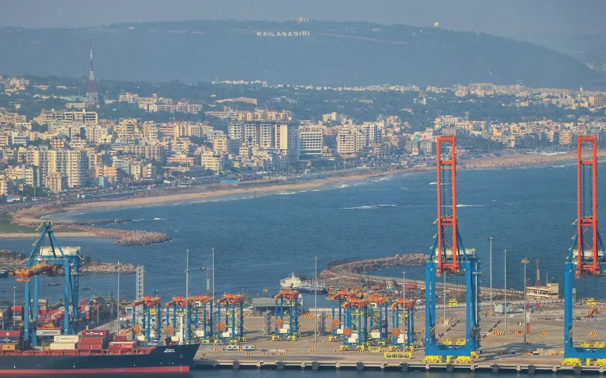 Visakhapatnam and its port, Andhra Pradesh